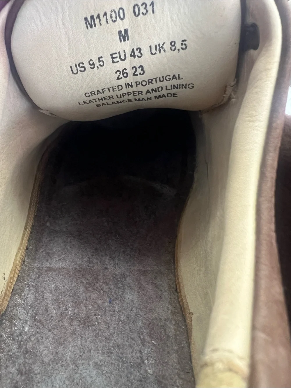 Mens Samuel Hubbard Leather Oxfords Shoes size 9.5 M